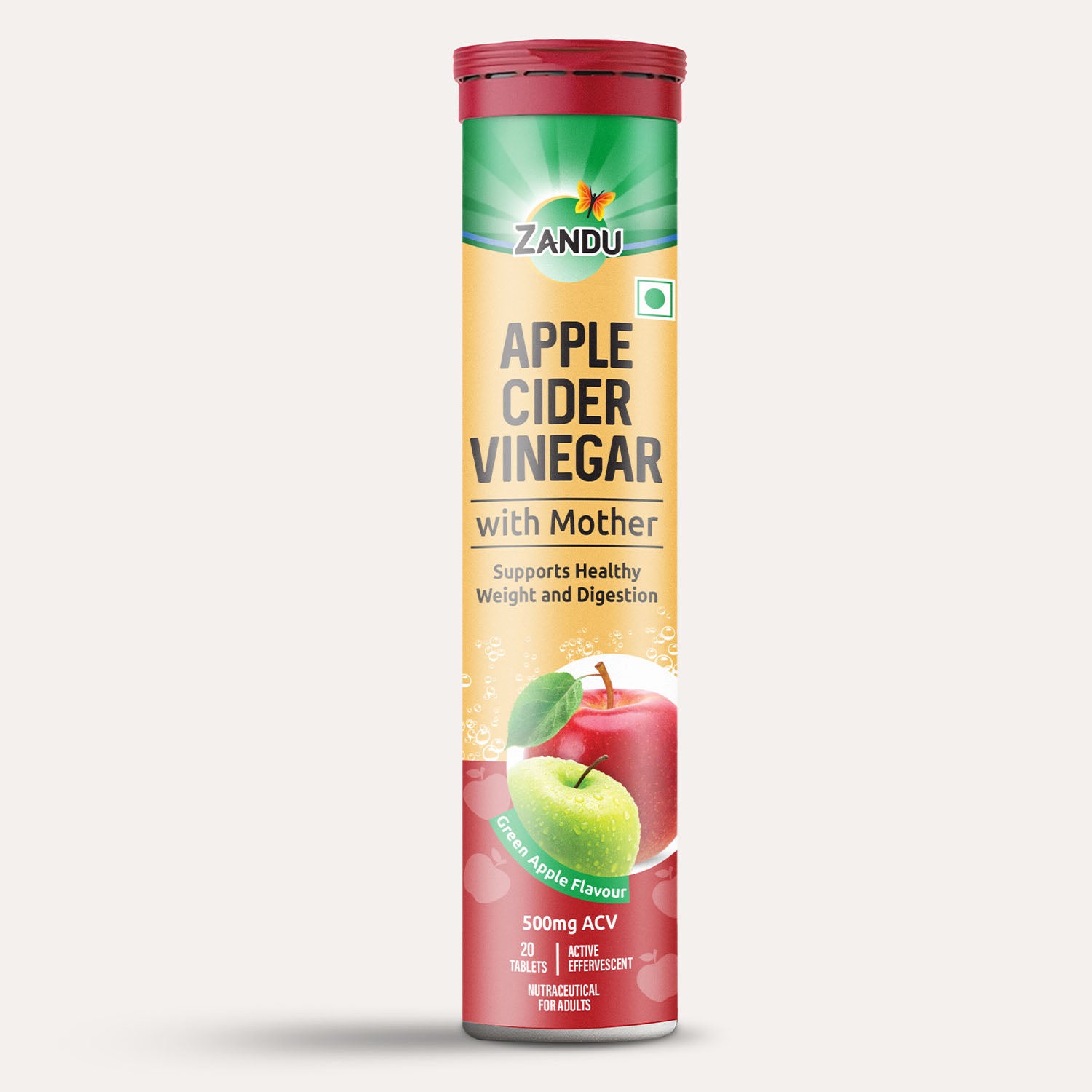 Zandu Apple Cider Vinegar (ACV) Effervescent Tablets