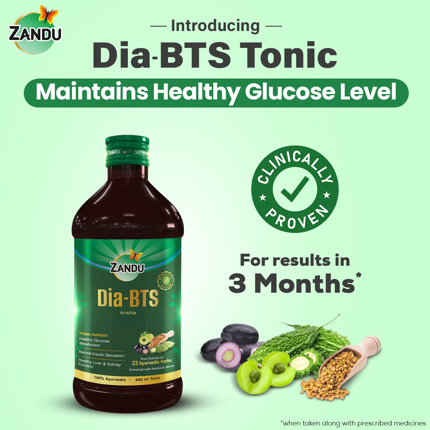 Zandu DiaBTS Arishta Tonic