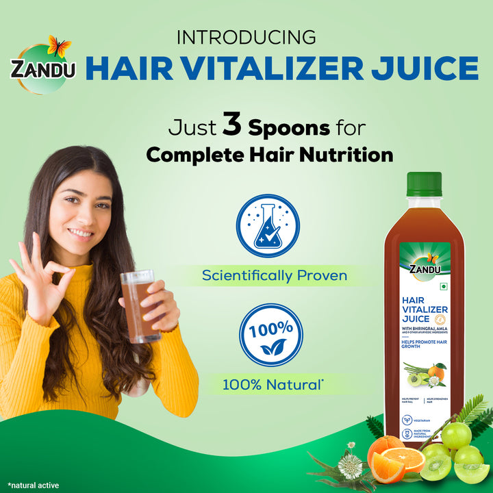 Zandu Hair Vitalizer Juice (1L)