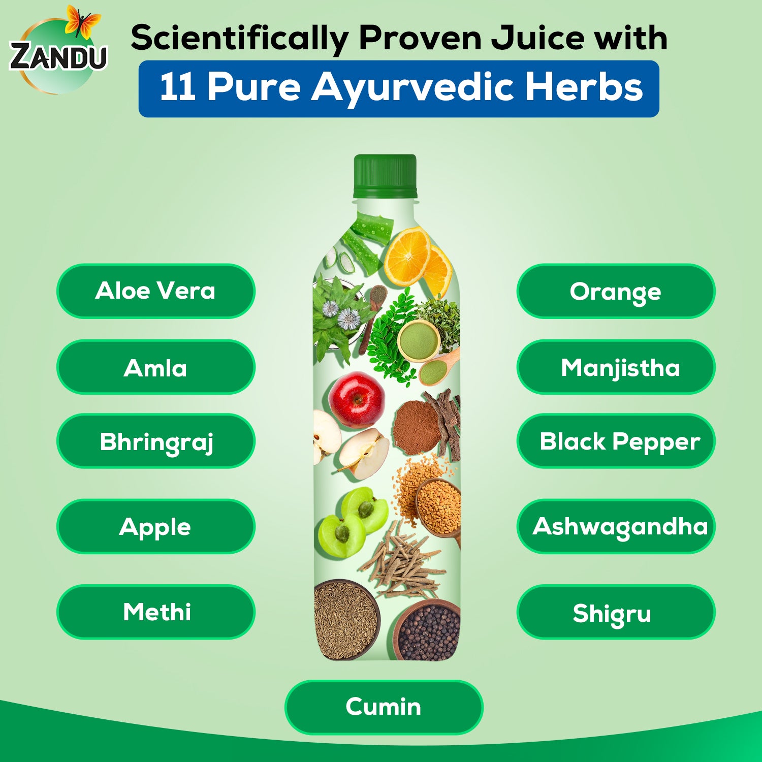 Zandu Hair Vitalizer Juice Ingredients