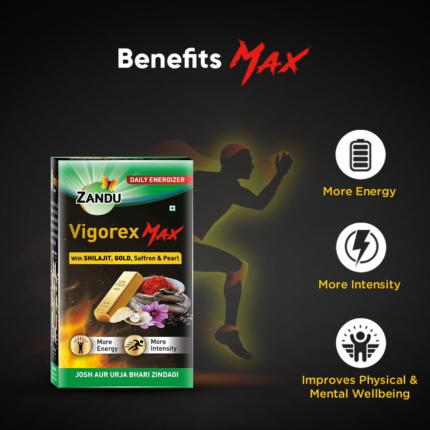 Zandu Vigorex Max (20 Caps)