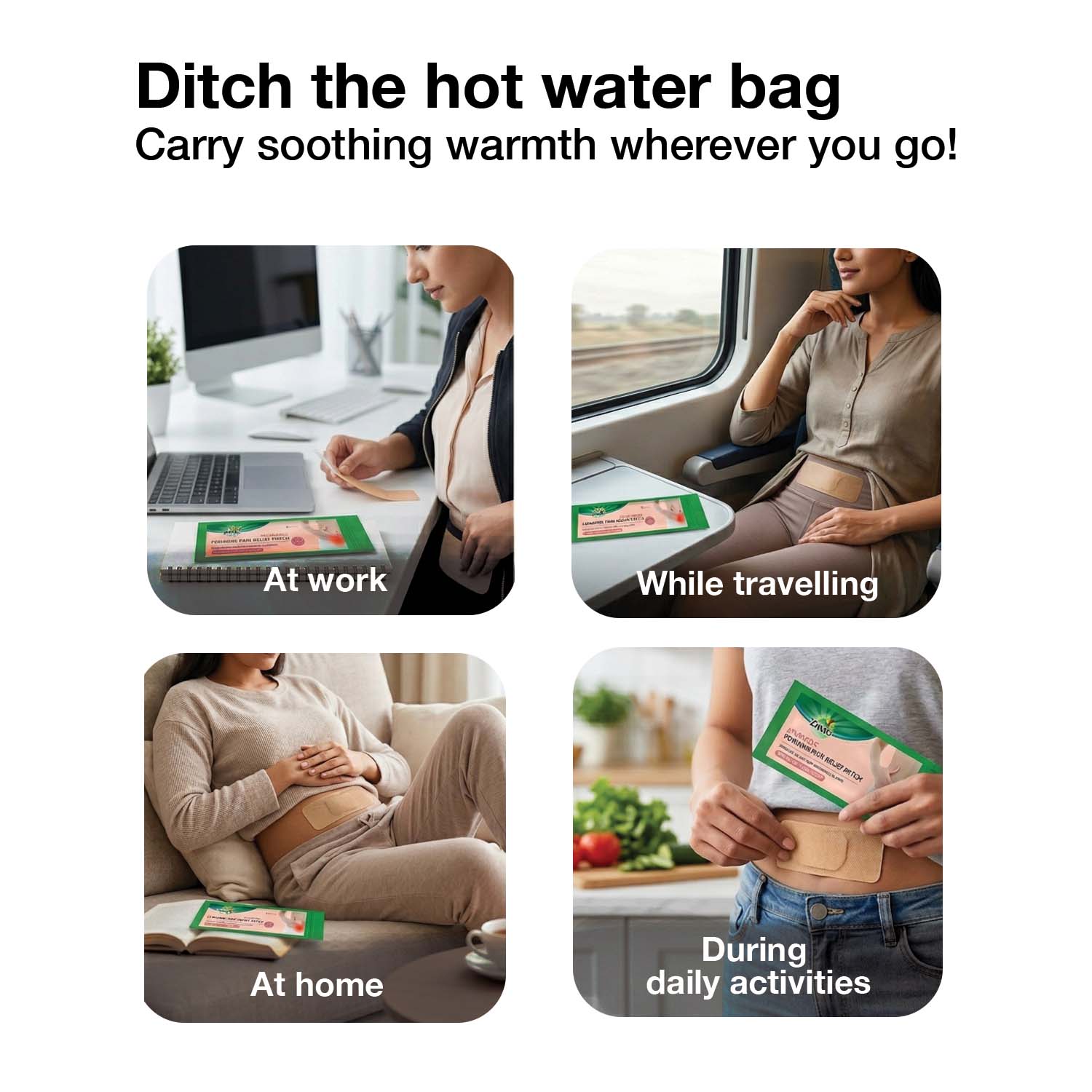 Zandu Pain Relief Patch for Cramps
