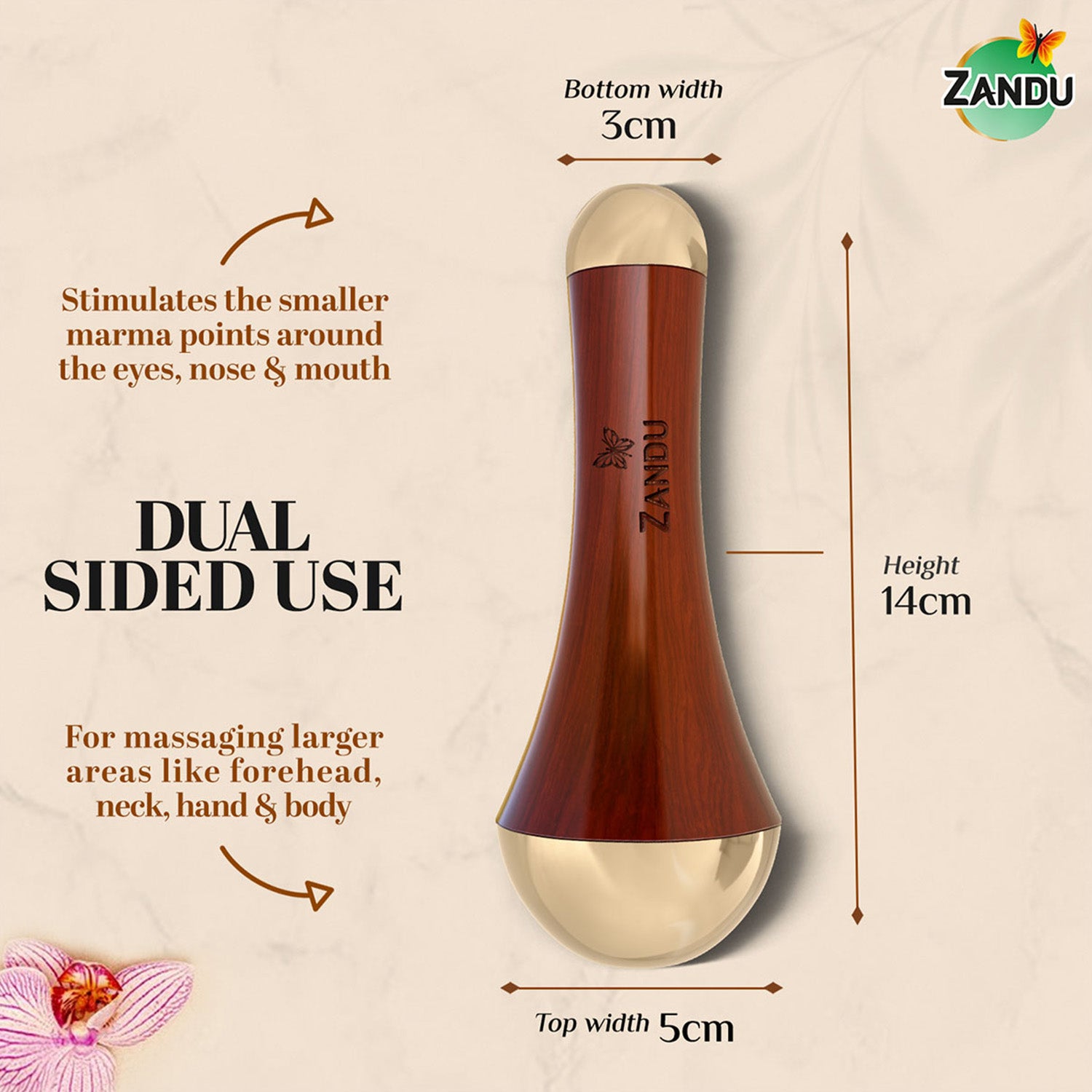 Zandu Kansa Wand Ayurvedic Massager