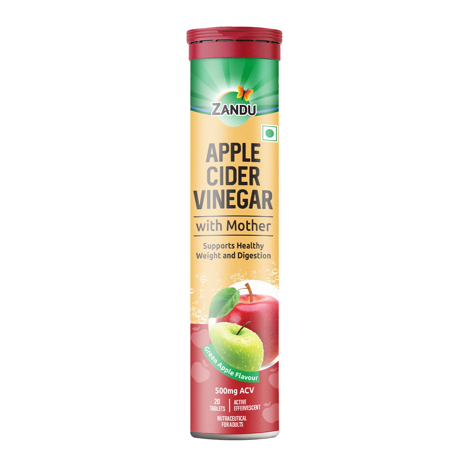 Zandu Apple Cider Vinegar (ACV) Effervescent Tablets