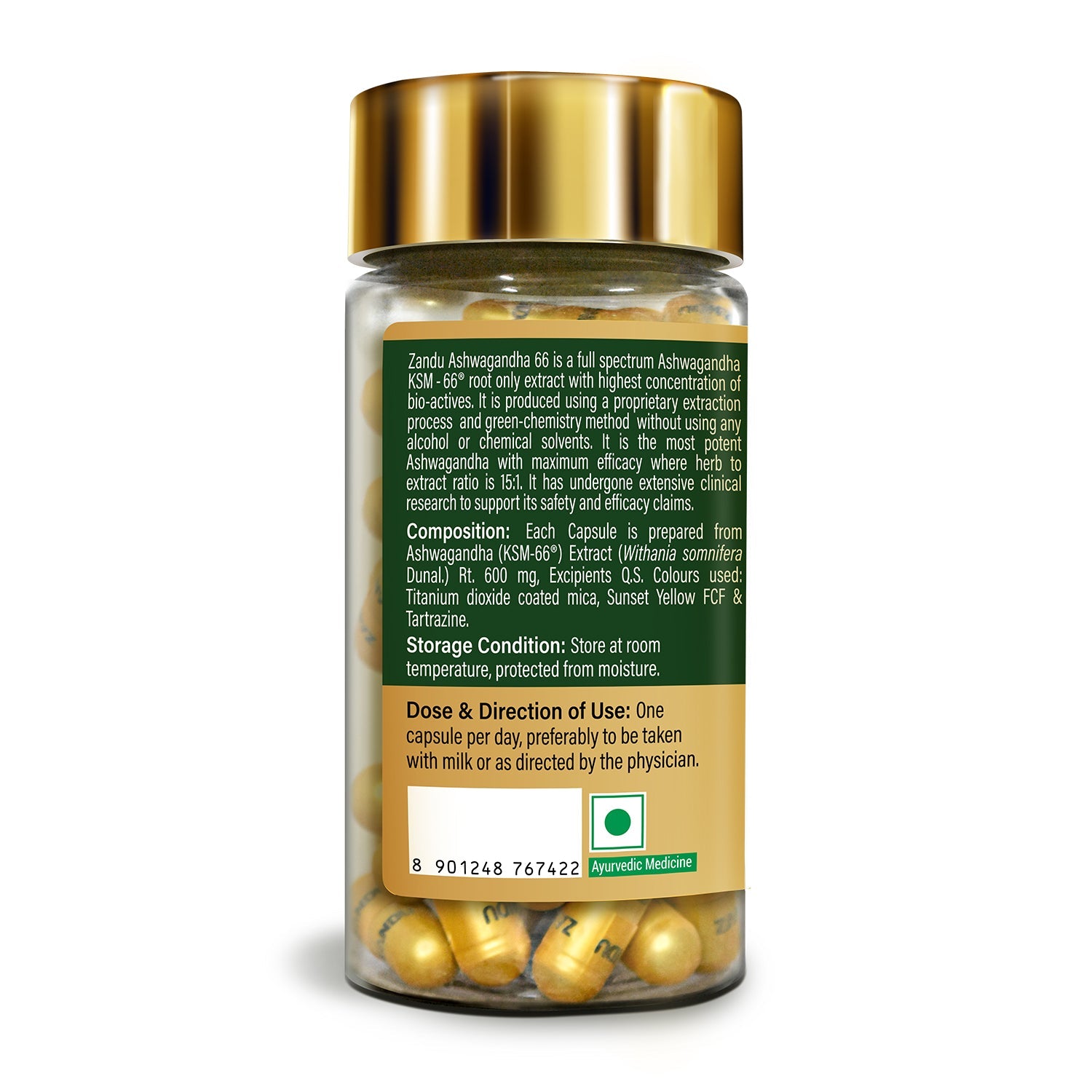 Zandu Livital (60 Tabs) + Ashwagandha KSM-66 (60 Caps)