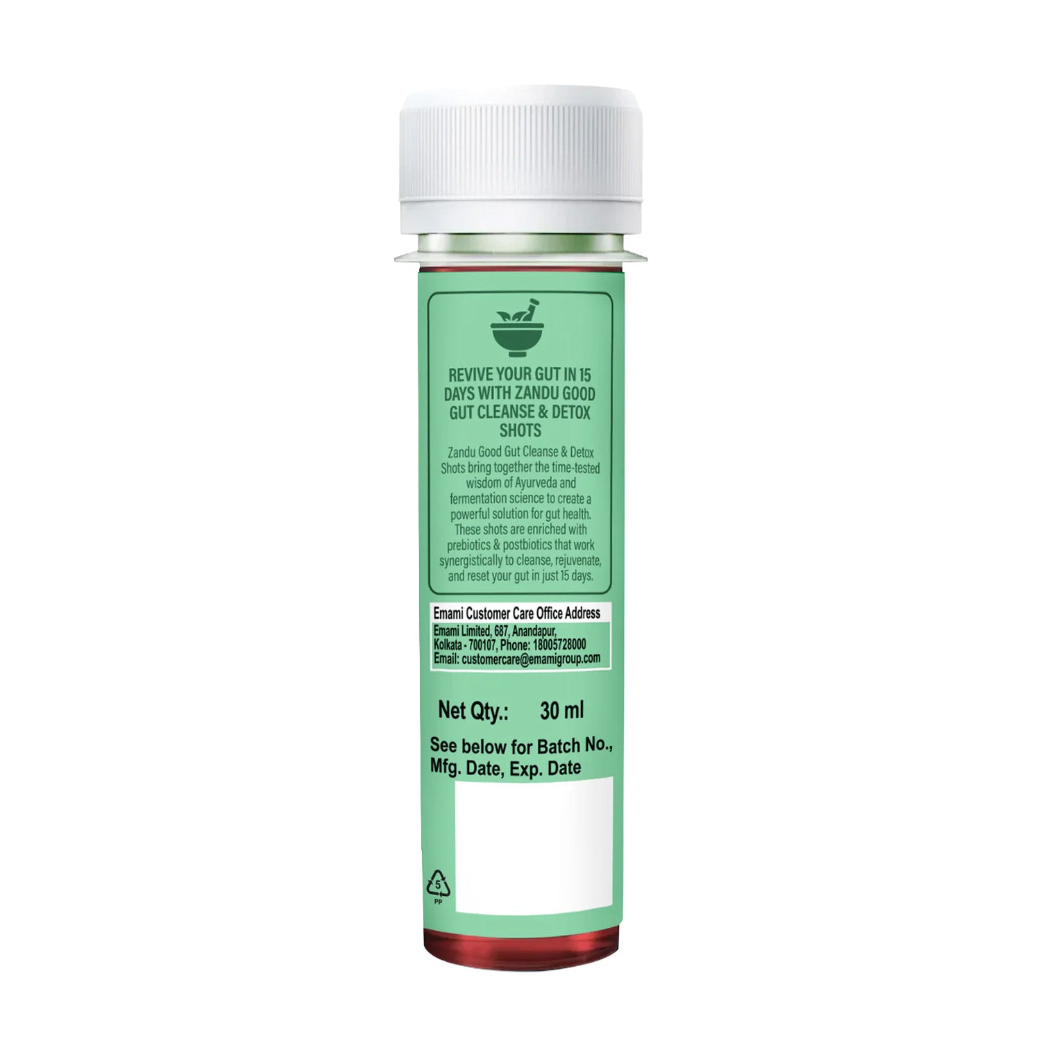 Zandu Good Gut Cleanse & Detox Shots