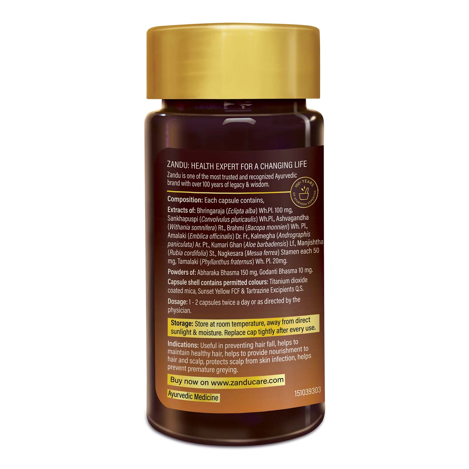 Zandu Ayurvedic Hair Growth Capsule
