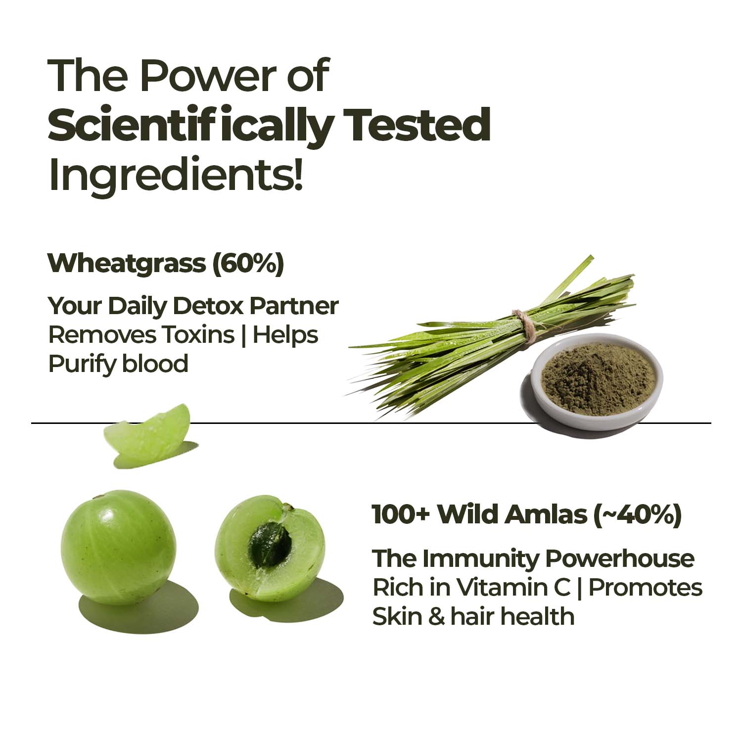 Zandu Full Body Detox Juice (Wheatgrass & Amla)