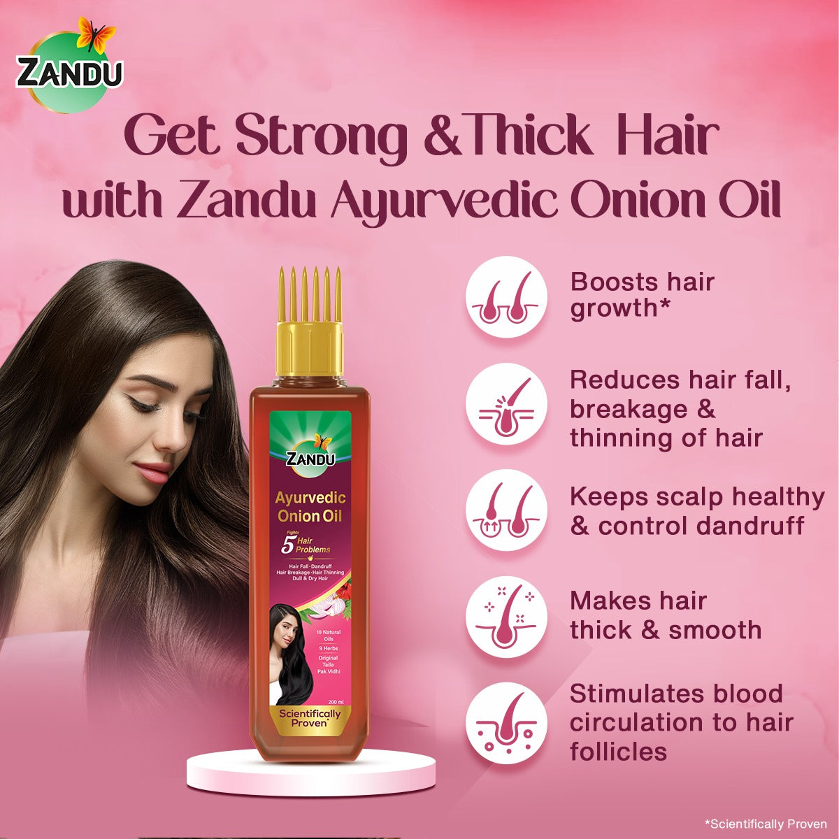 Zandu, hair oil Benefits