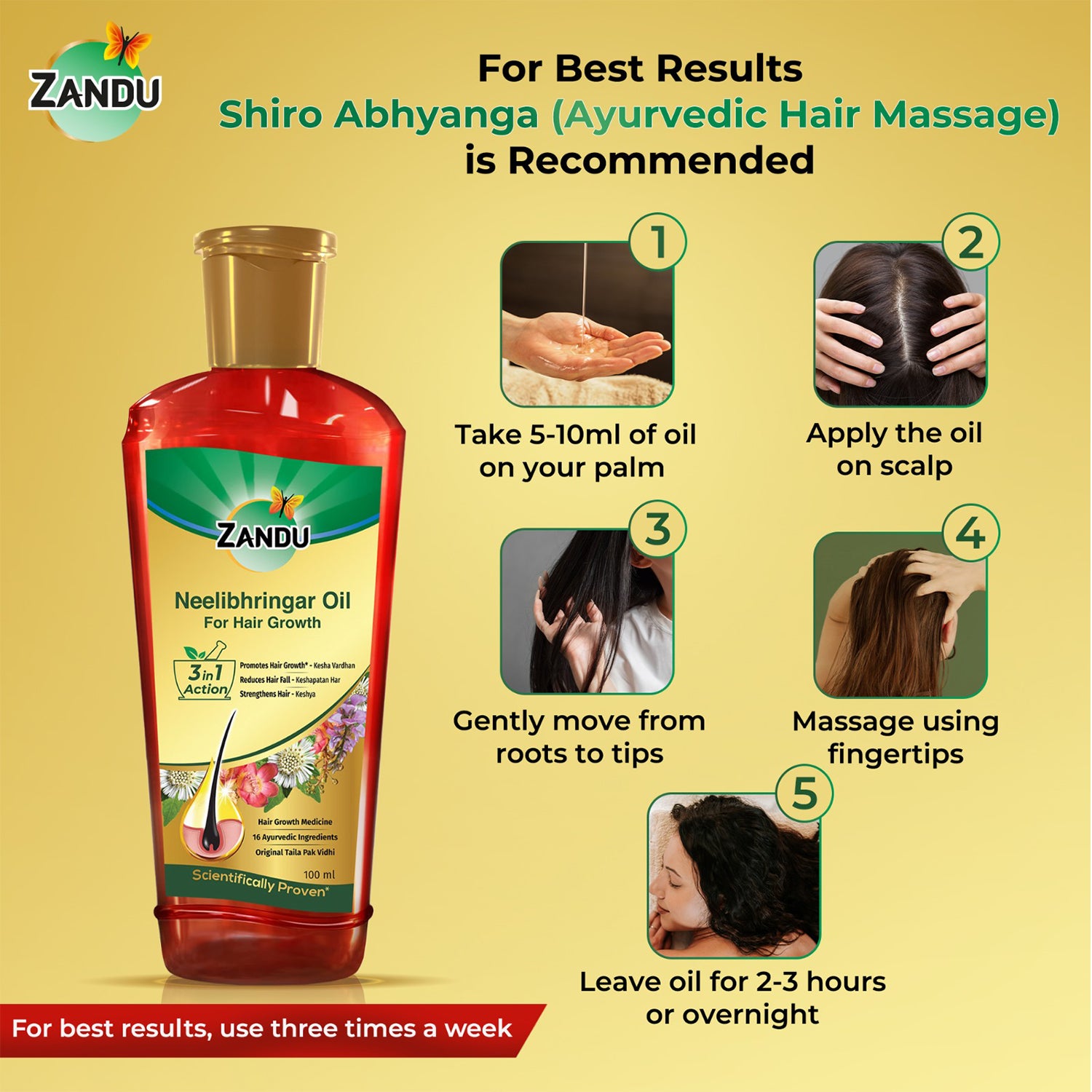 Zandu Neelibhringar Hair Oil (100 ml)