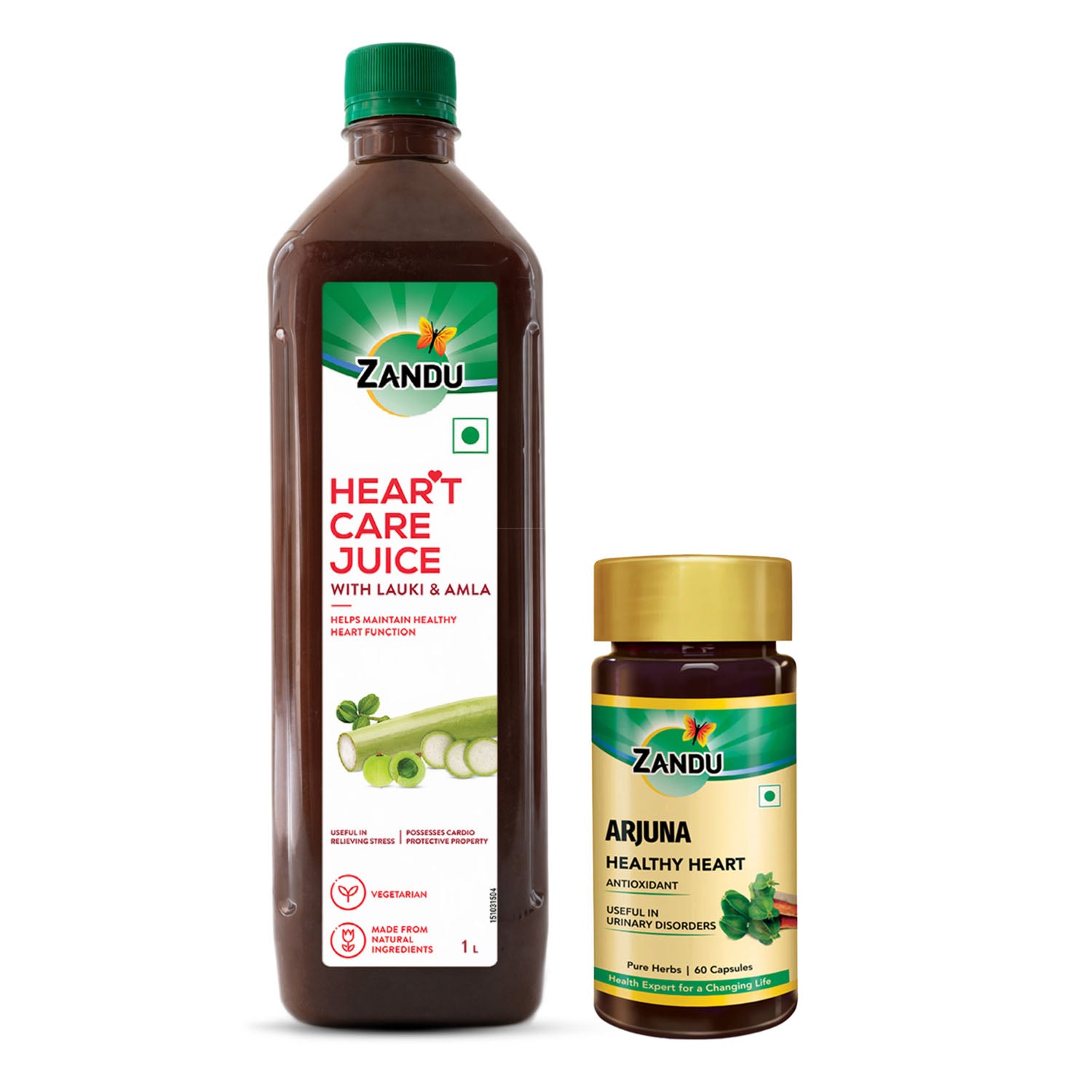 Zandu Heart Care Juice & FREE Arjuna