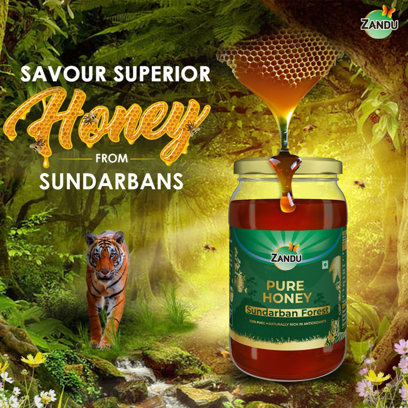 Zandu Pure Honey Sundarban Forest (500g)