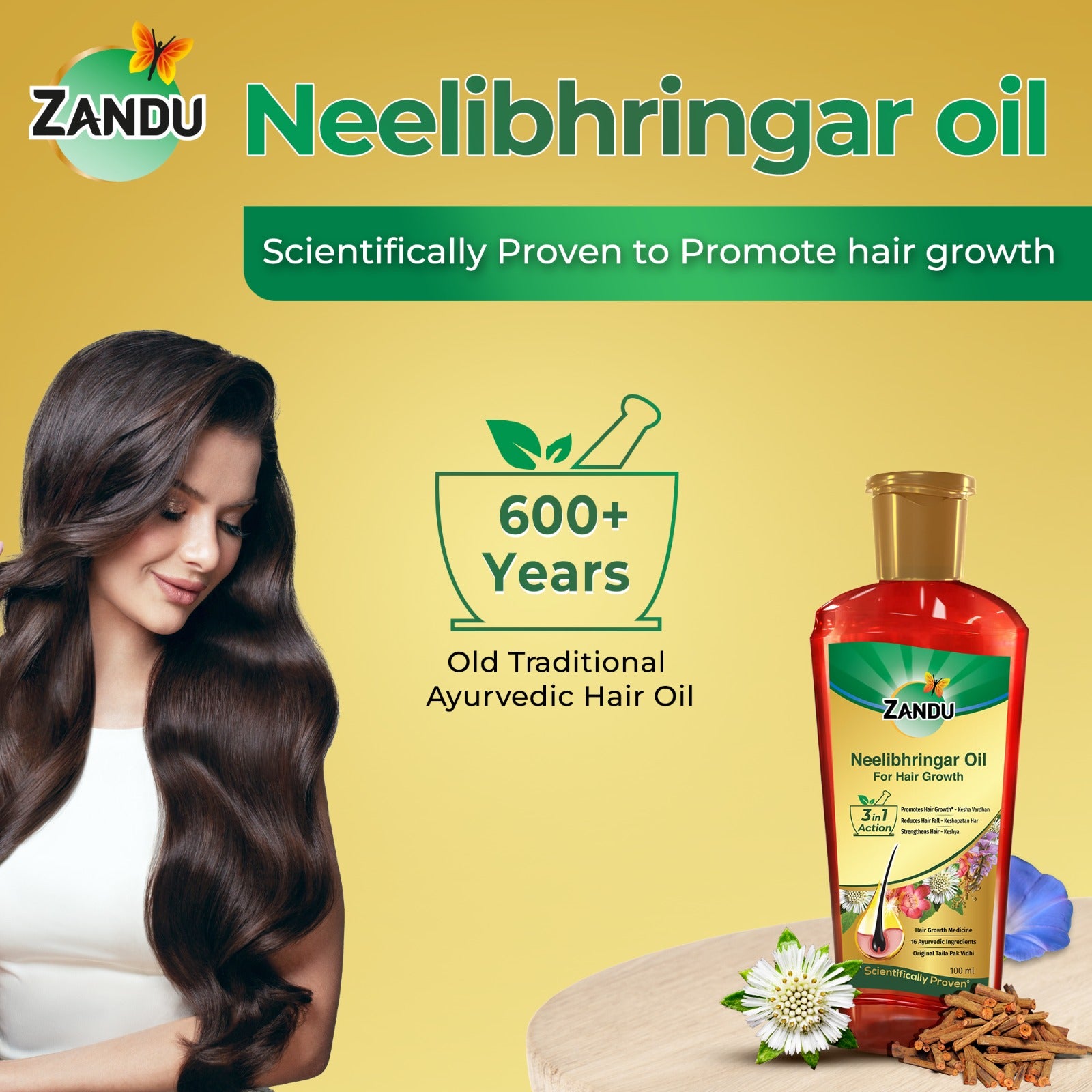 Zandu Neelibhringar Hair Oil (100 ml)