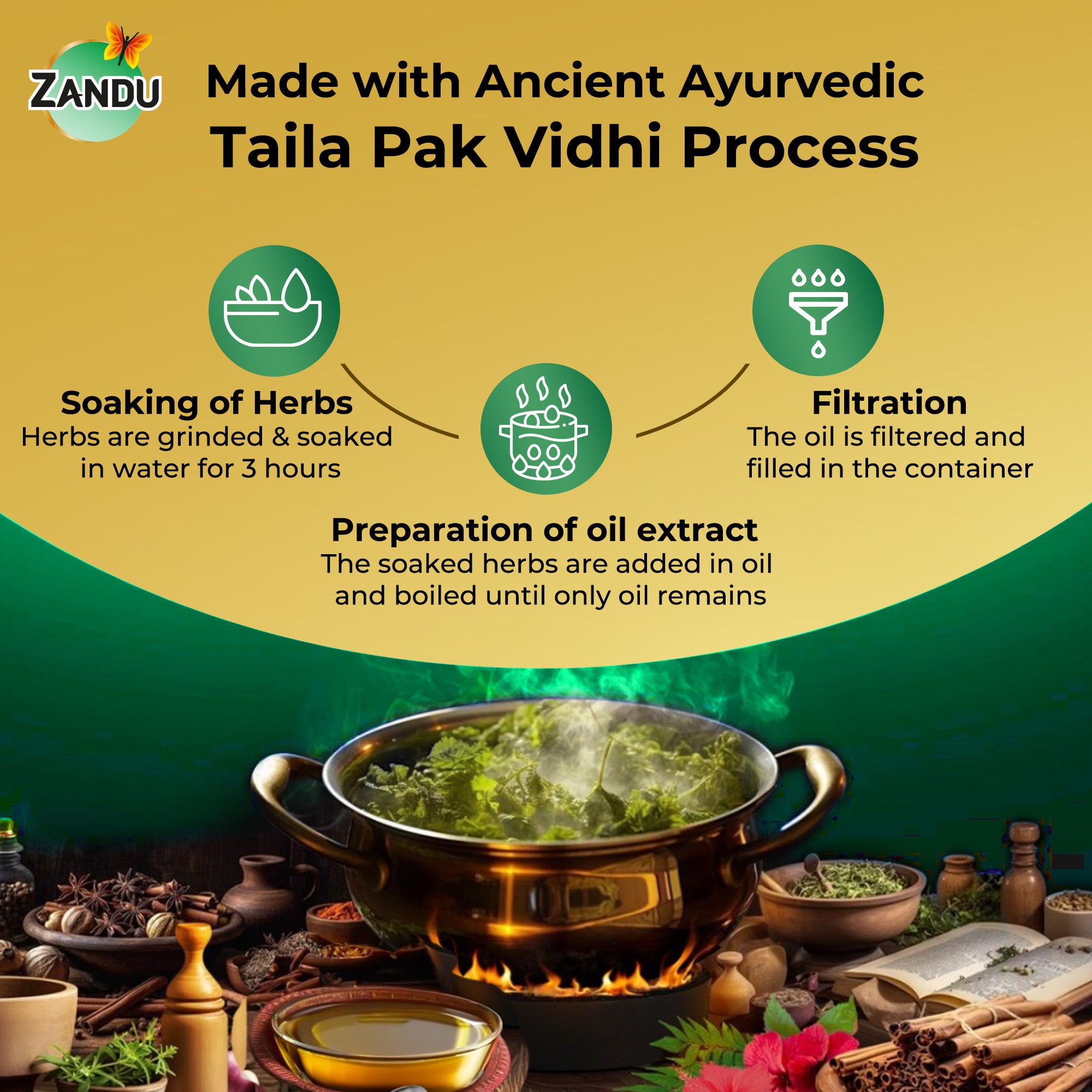 Zandu Neelibhringar Hair Oil (100 ml)