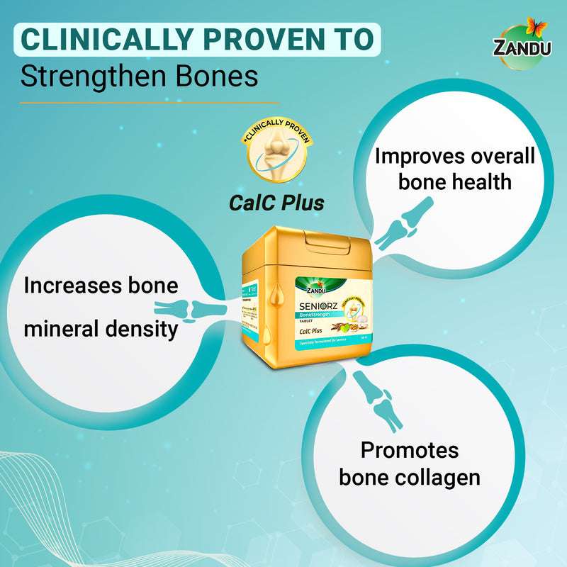 Seniorz Bone Strength CalC Plus(60 Tabs)