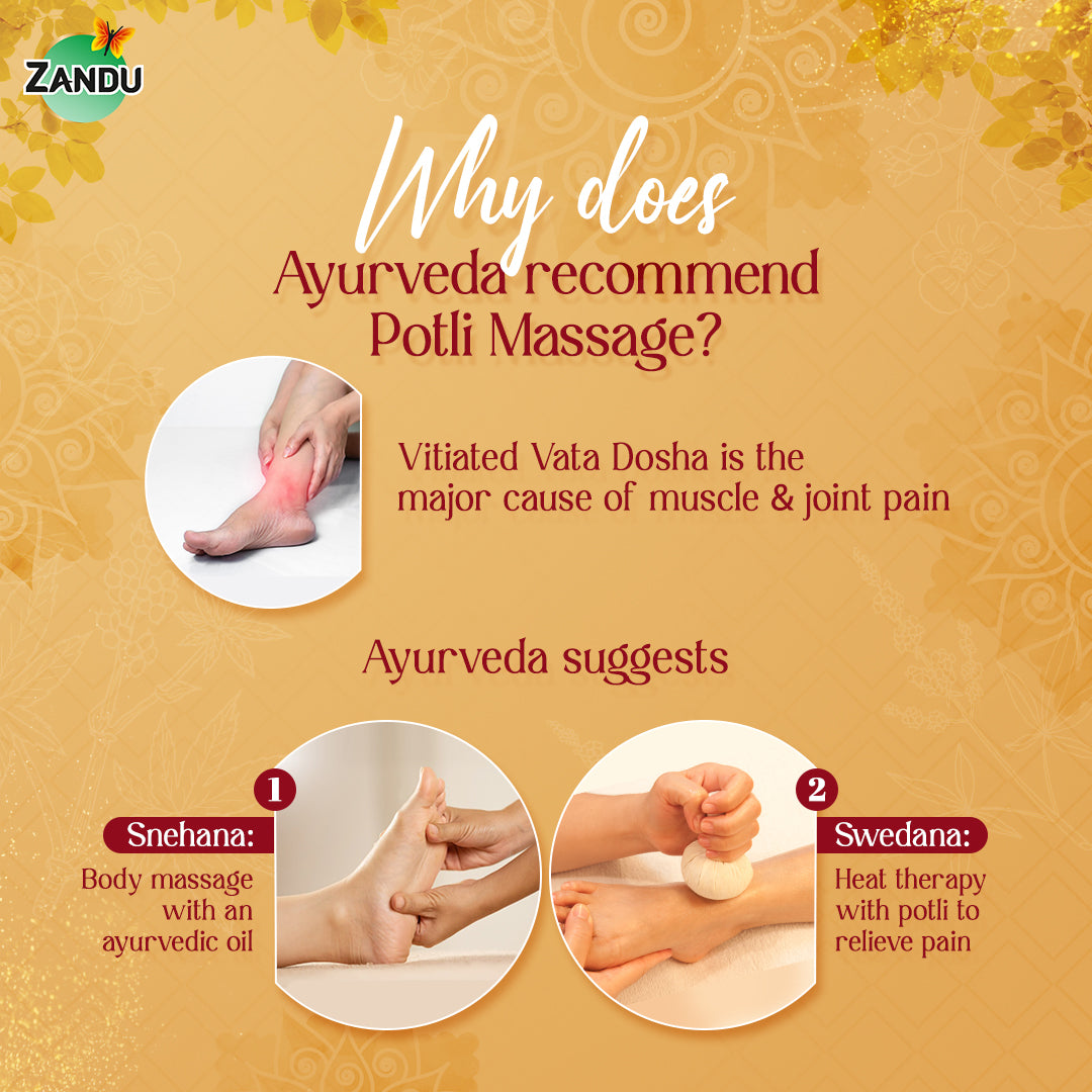 How to use Zandu Pain Relief Potli