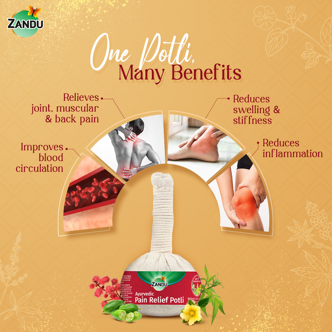 Zandu Pain relief Potli benefits