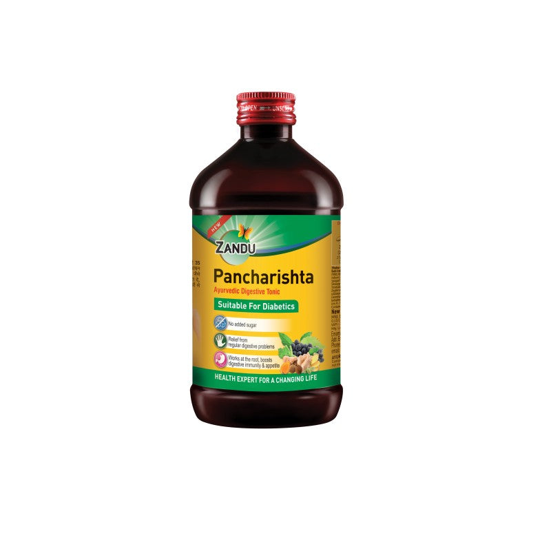 Pancharishta Sugar-free Ayurvedic Digestive Syrup