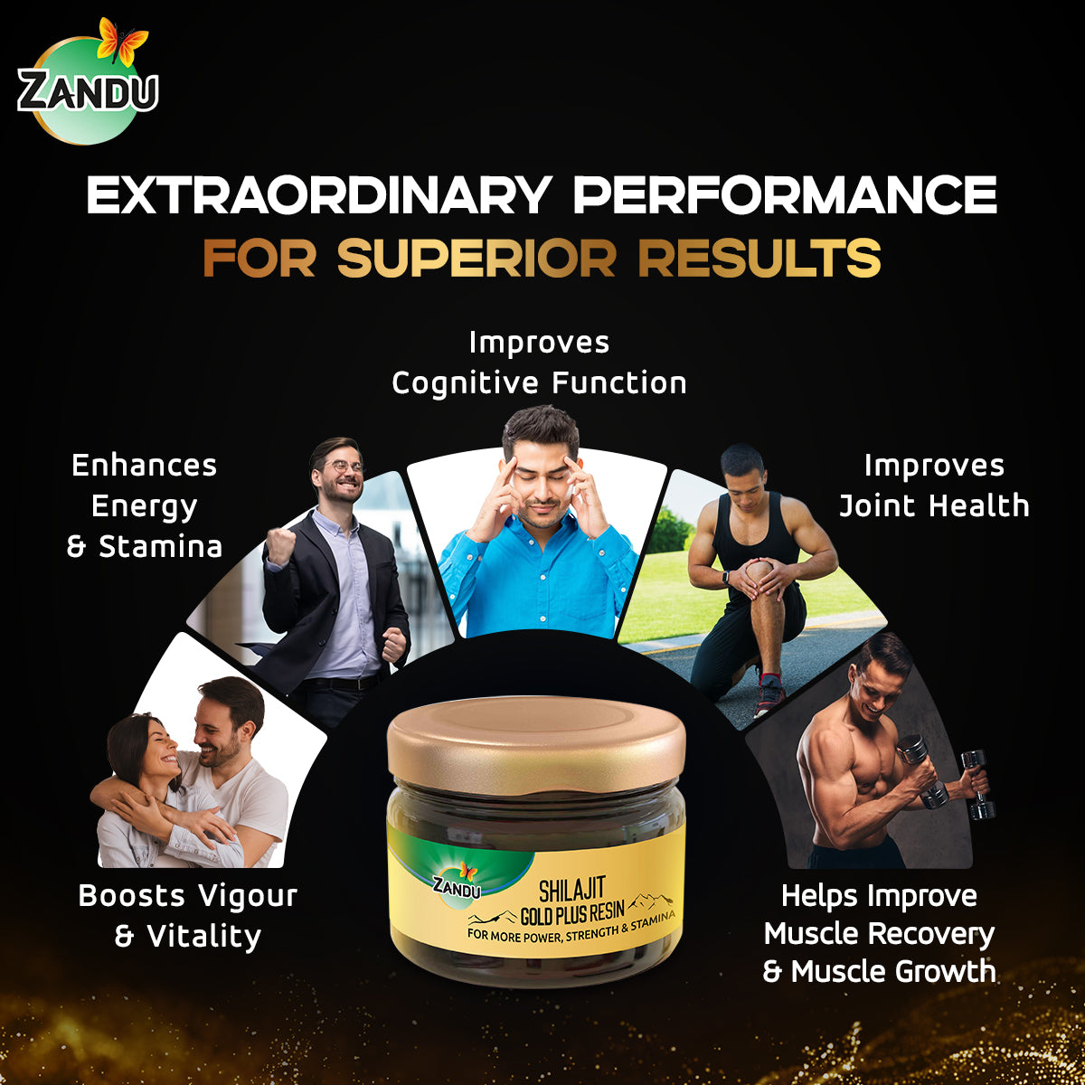 Shilajit Gold resin benefits