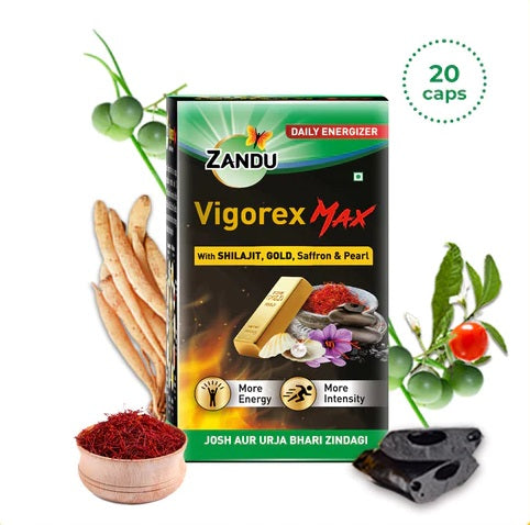 Shilajit (60 Caps) & FREE Vigorex Max (20 Caps)