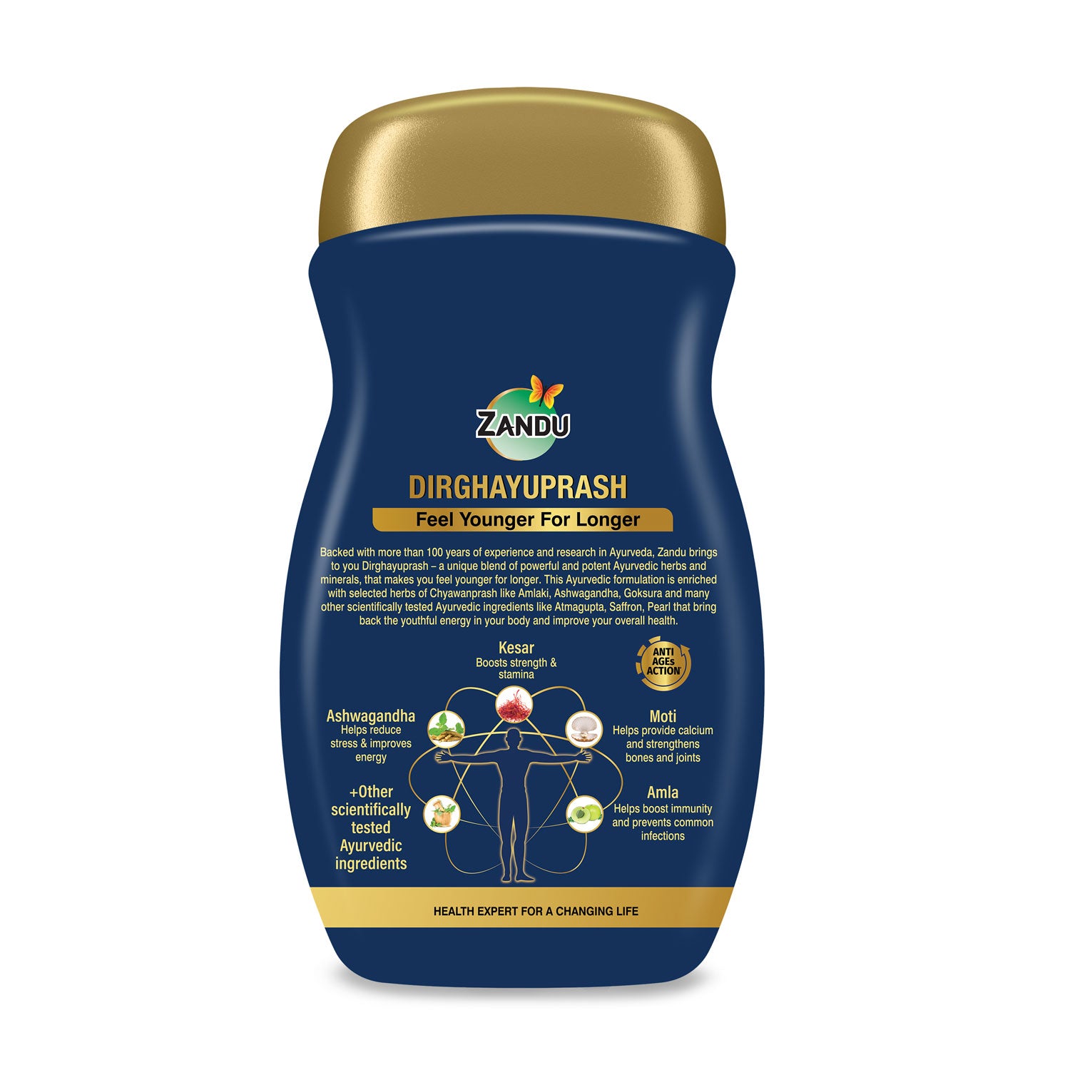 Zandu Anti-AGEs action Dirghayuprash (Suitable for Diabetics)