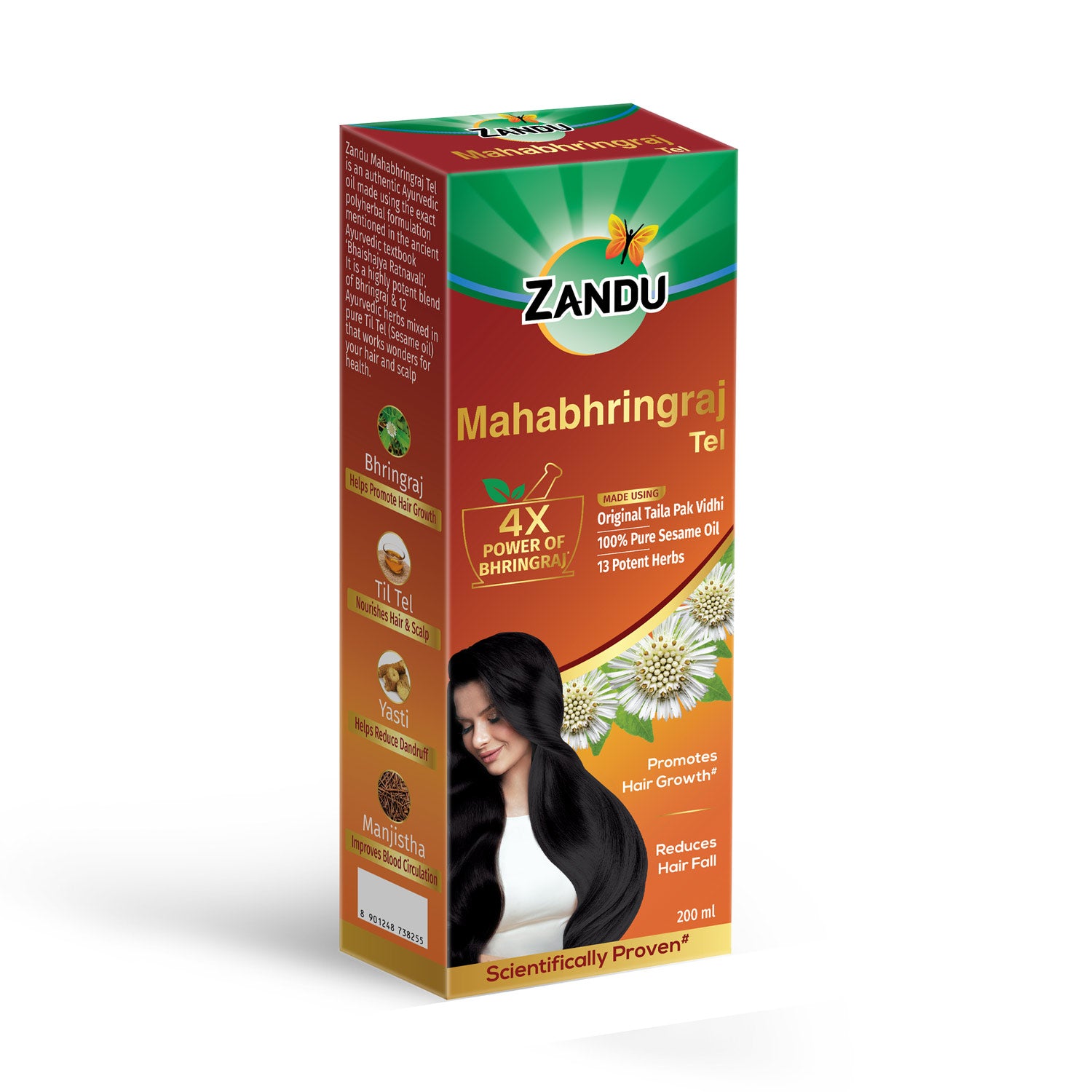 Zandu Mahabhringraj Hair Oil (200ml)