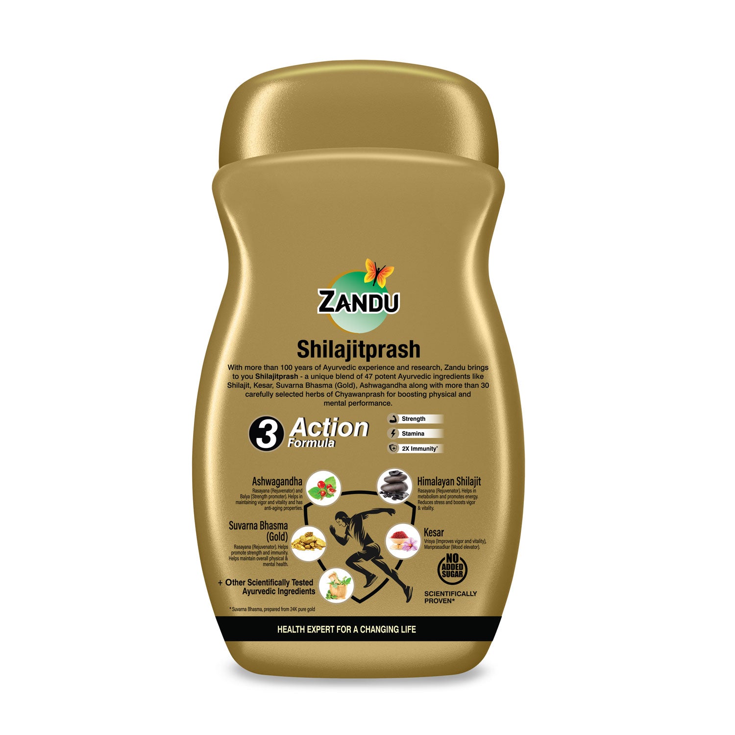 Zandu shilajitprash label