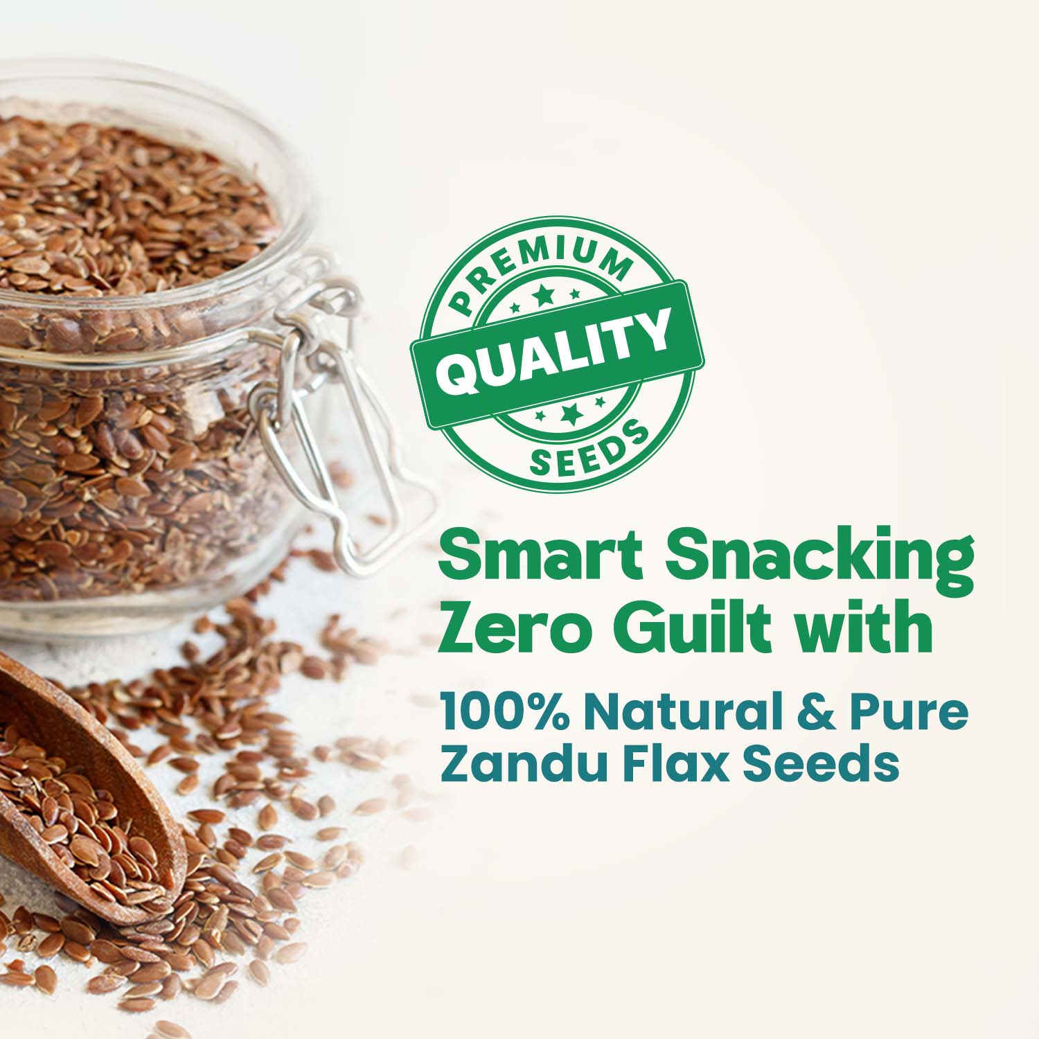 Zandu Flax Seeds (Free Gift)
