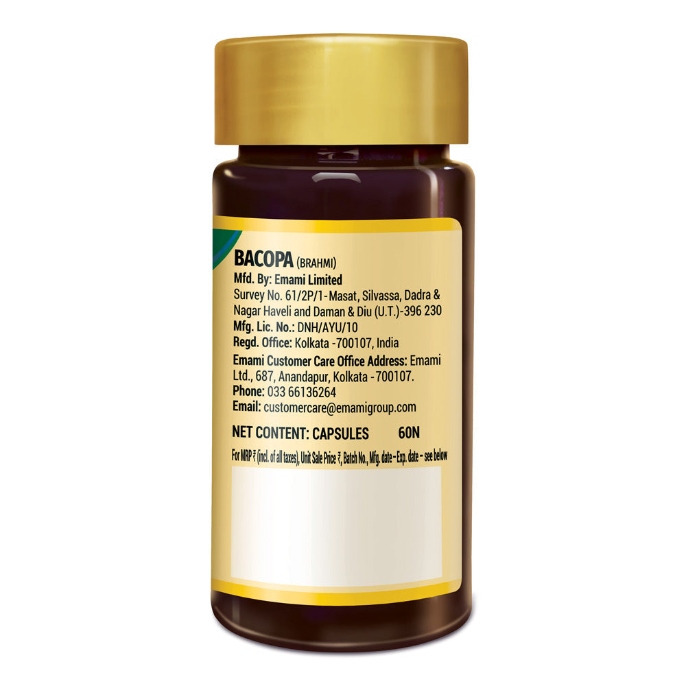 Zandu Brahmi (Bacopa) Capsules