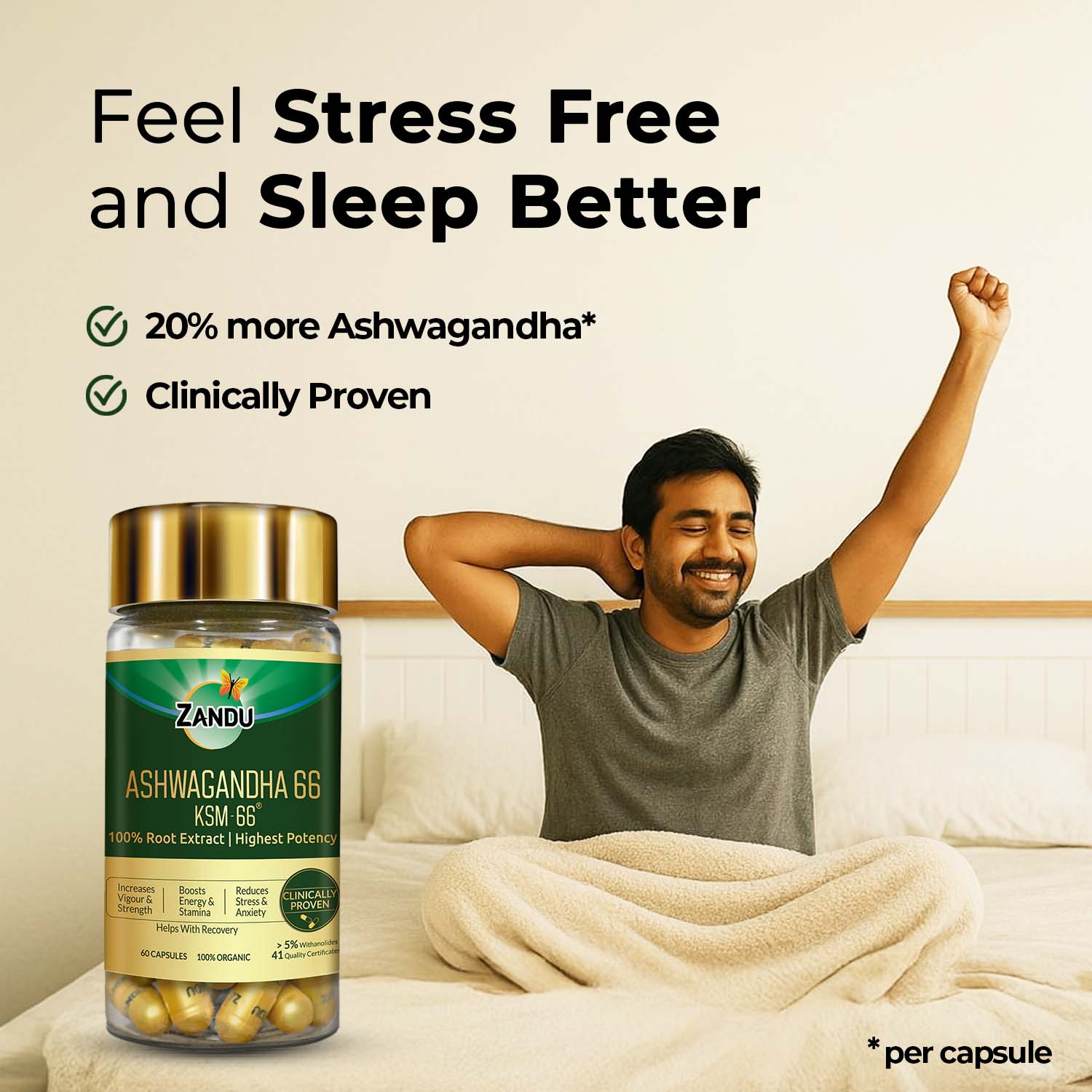 ashwagandha ksm 66 for stress and sleep