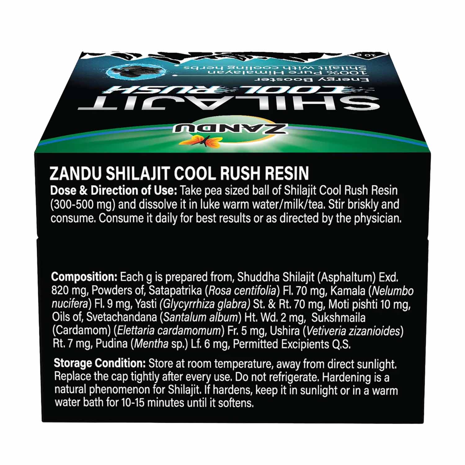 Zandu Shilajit Cool Rush