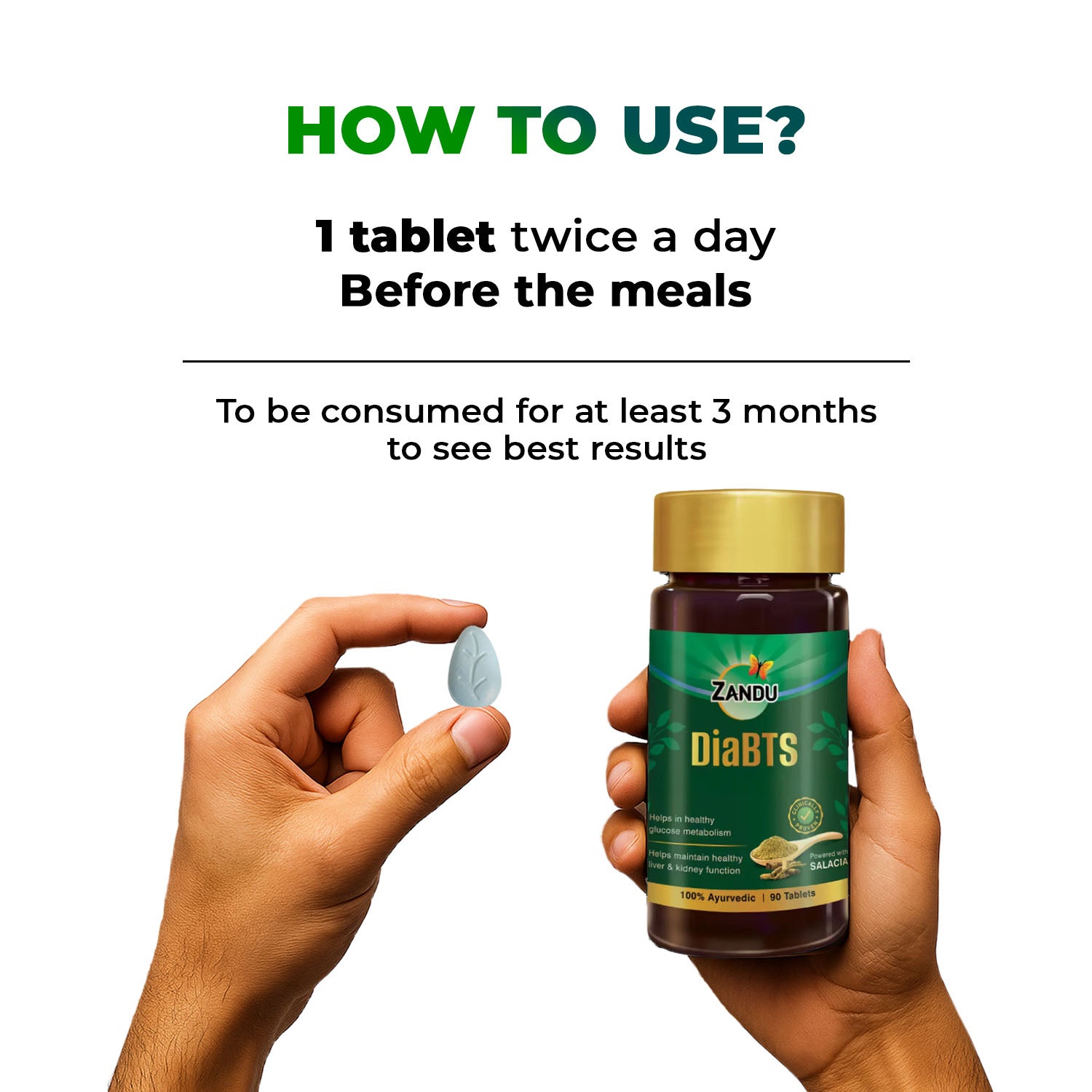 Zandu DiaBTS Tablets