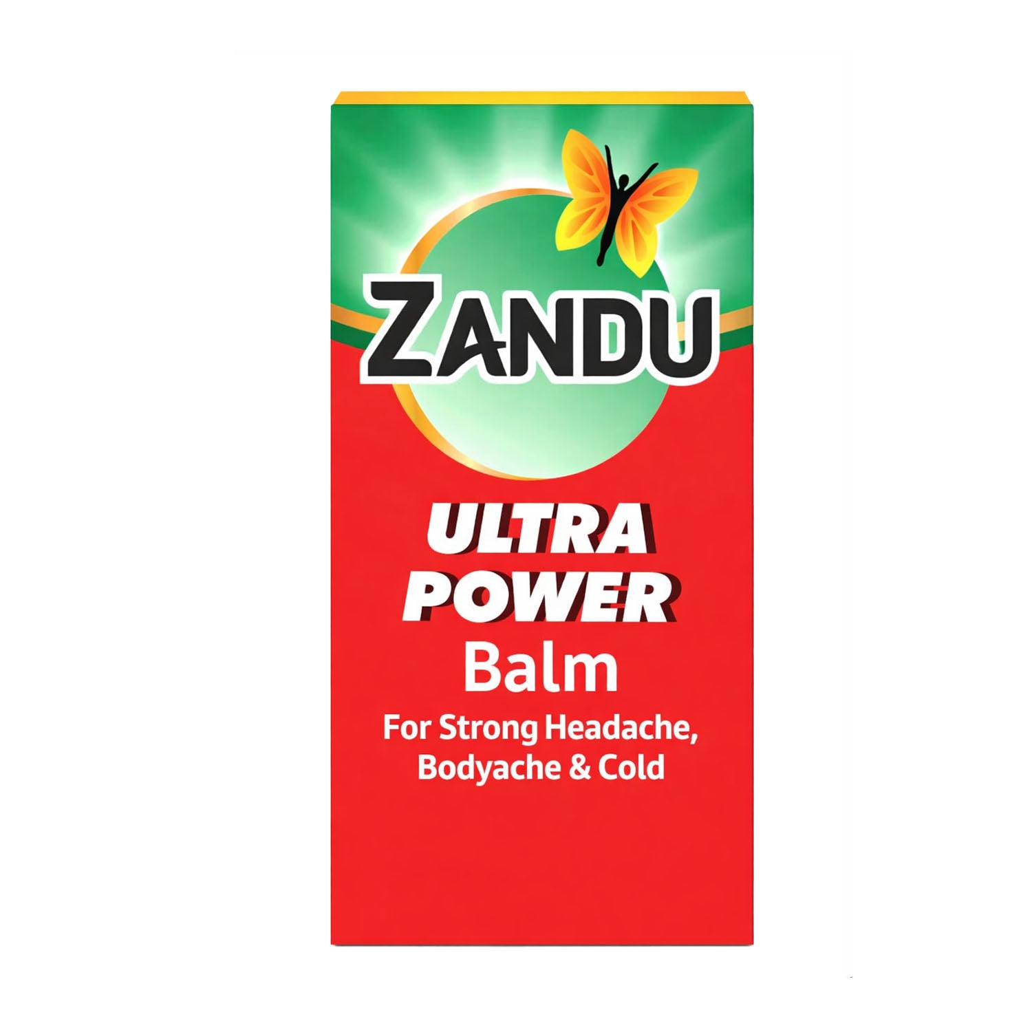 Zandu Ultra Power Red Balm | Ayurvedic Pain Relief Balm for Headache, Cold & Back Pain (Pack of 4)