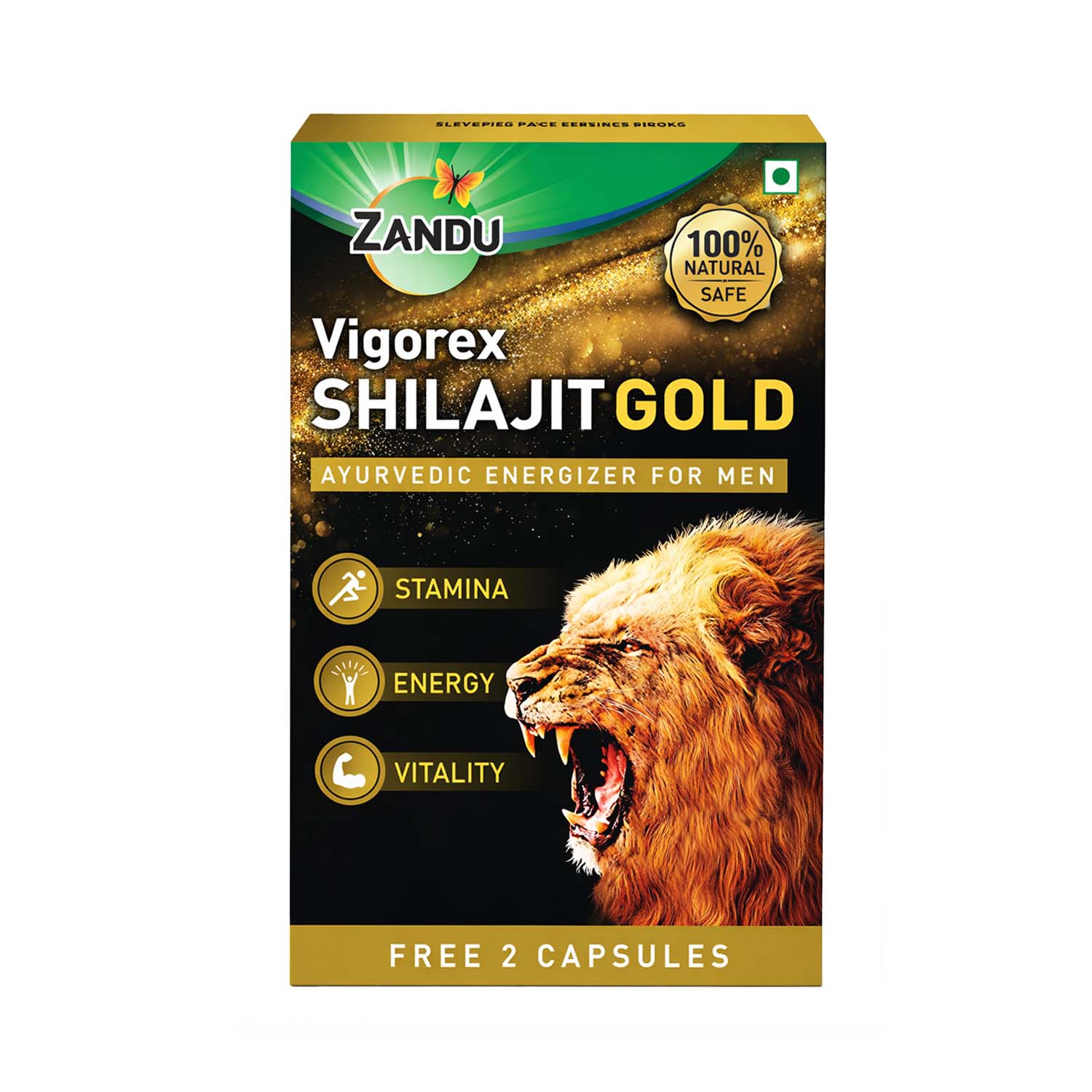 Zandu Vigorex Shilajit Gold (2 Caps Free)