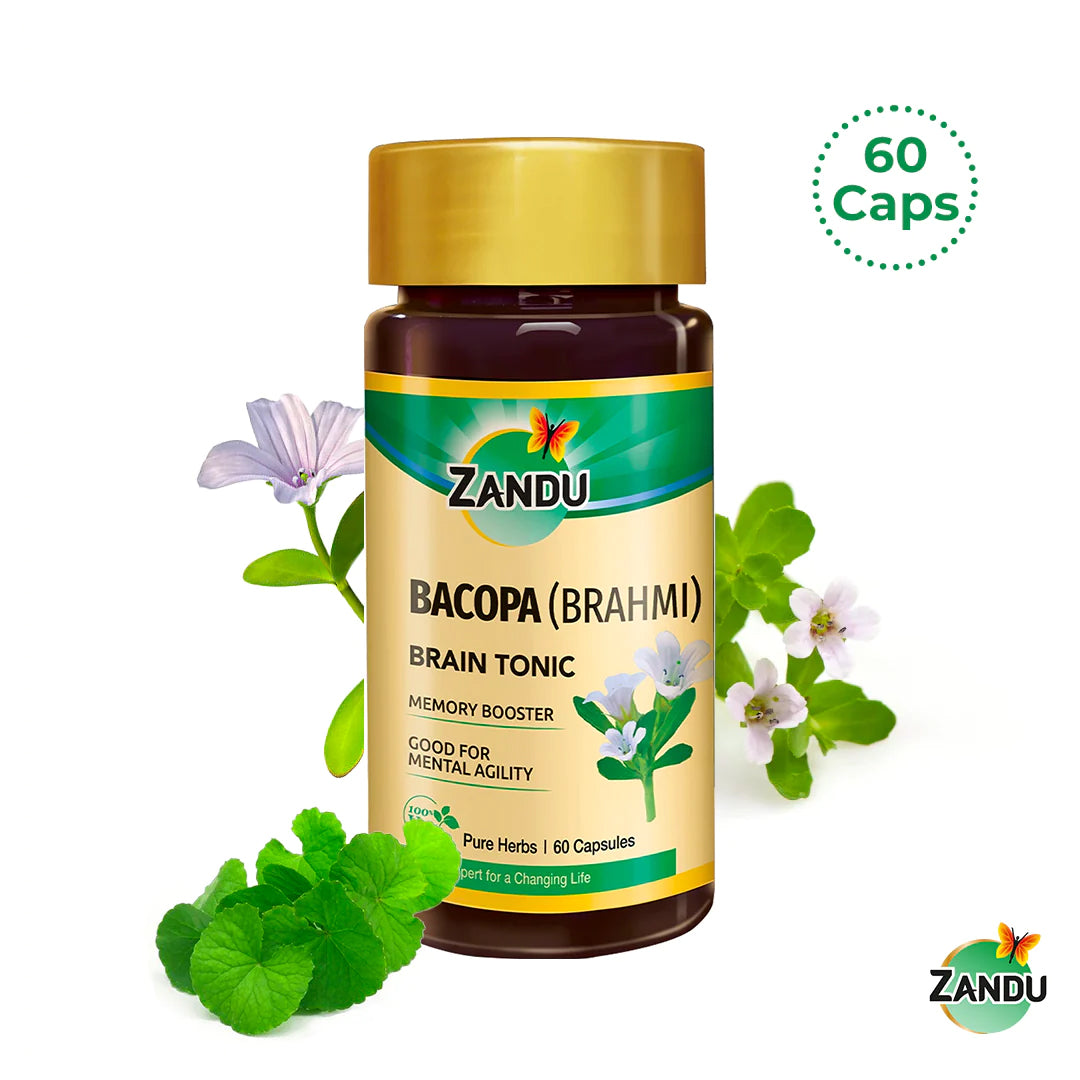 Zandu Brahmi (Bacopa) Capsules