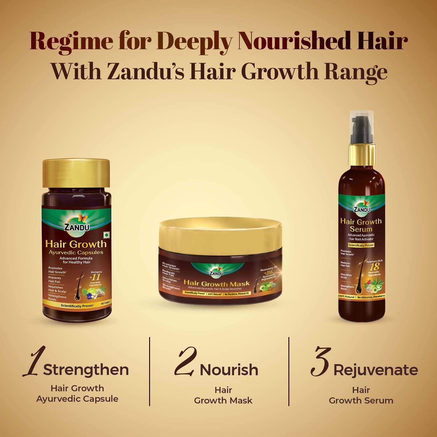 Zandu Ayurvedic Hair Growth Capsule