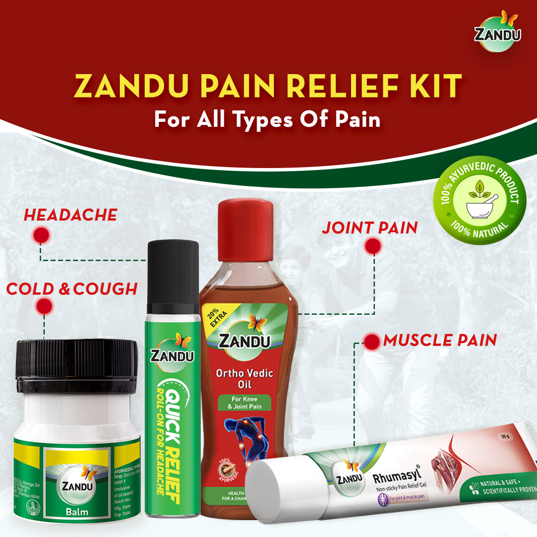 Zandu Ayurvedic Pain Relief Kit