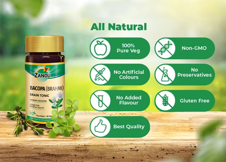 Zandu Brahmi (60 Caps)