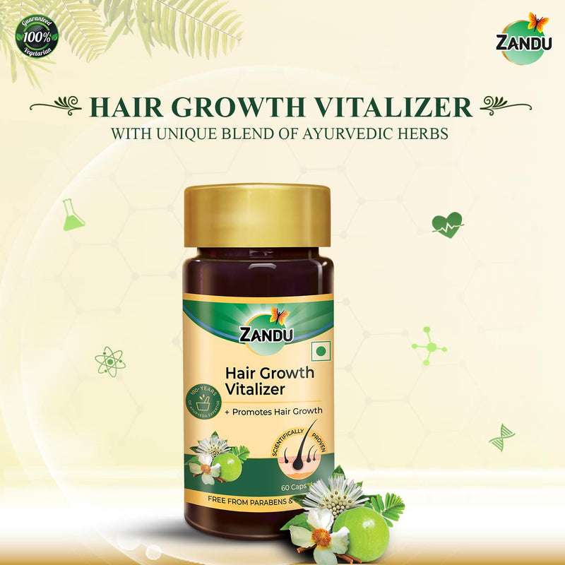 Hair Growth Vitalizer (60 Caps)(Buy 1 Get 1)