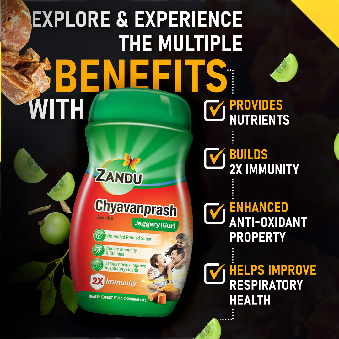 Zandu Chyavanprash Avaleha Jaggery (Gur)