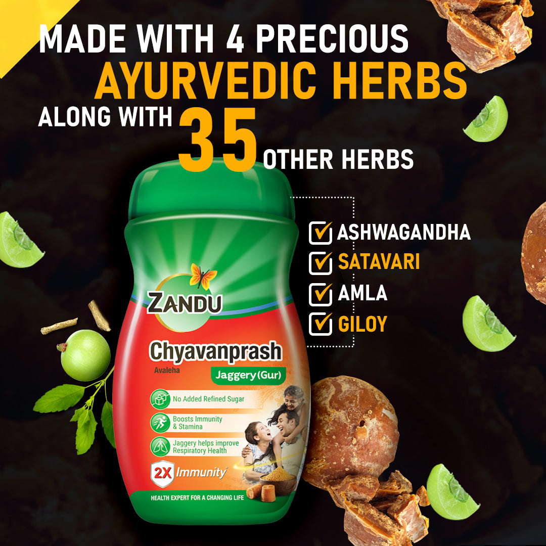 Zandu Chyavanprash Avaleha Jaggery (Gur)