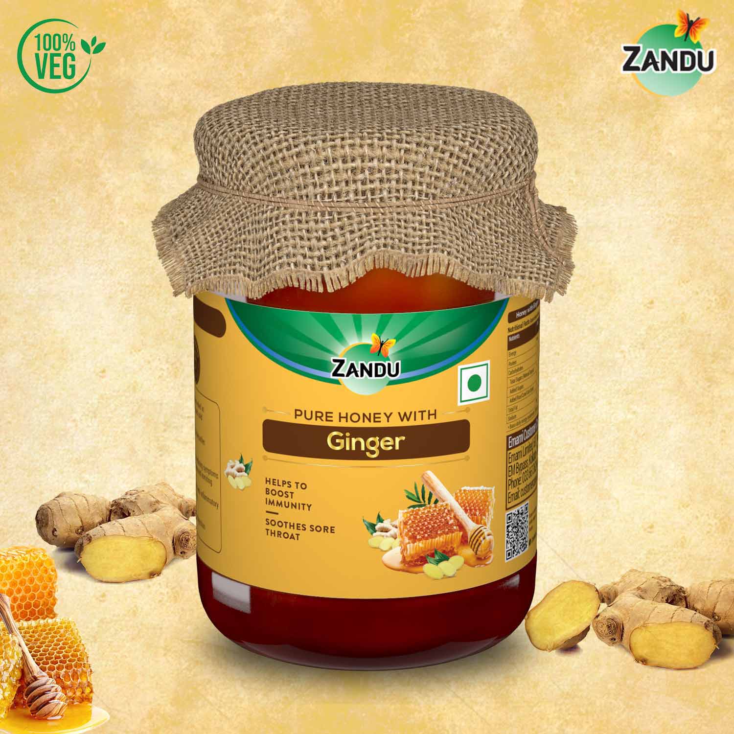 Zandu Ginger Honey