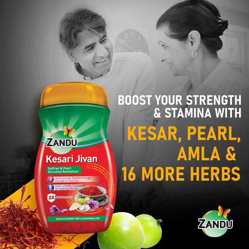 Kesari Jivan (900g) & FREE Detox Juice (500ml)