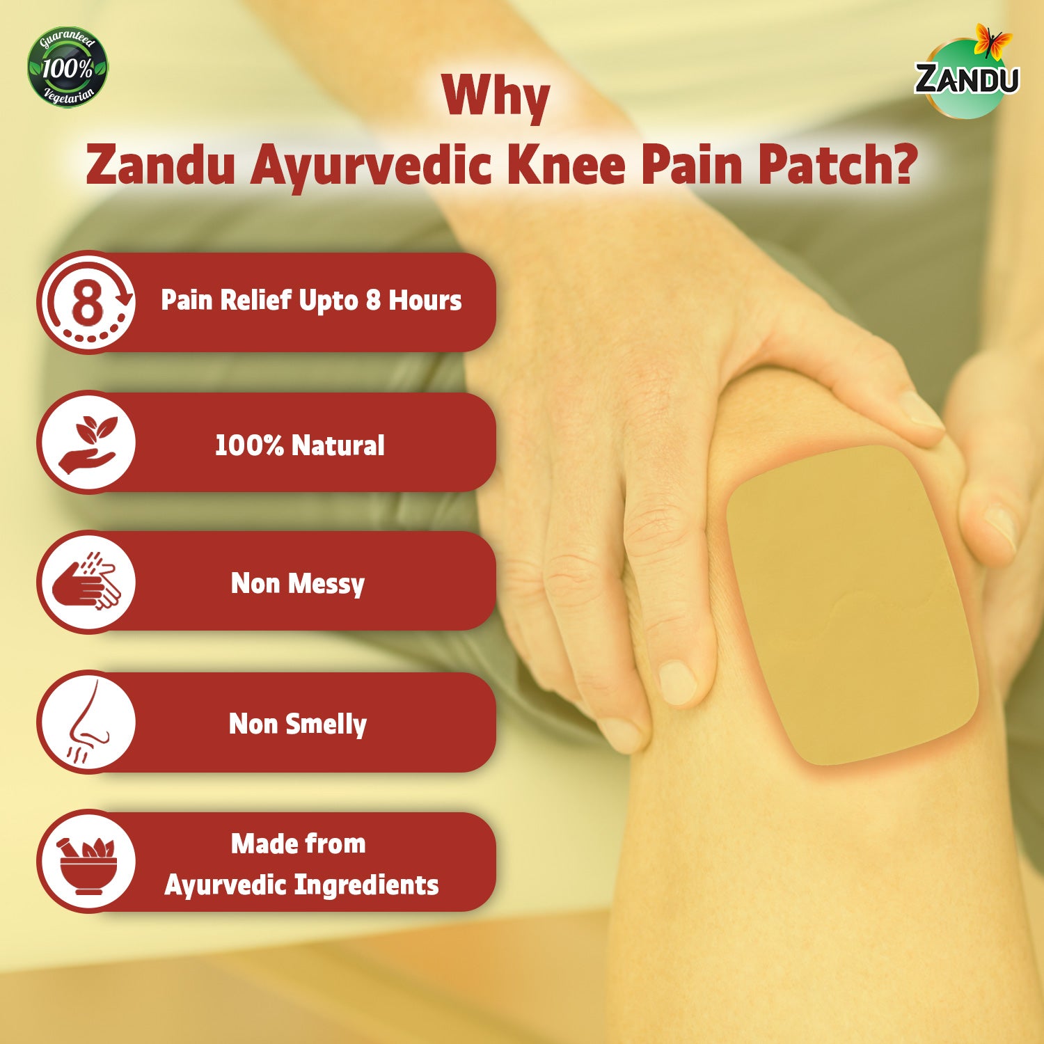 Why Zandu Ayurvedic Knee Pain Patch