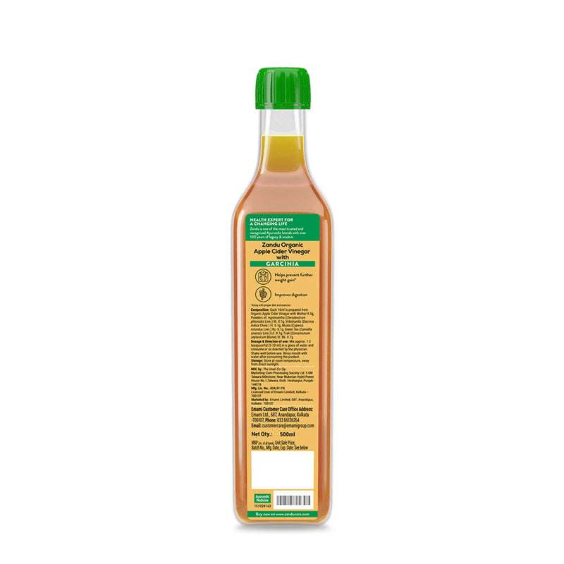 Organic Apple Cider Vinegar with Garcinia (500ml)
