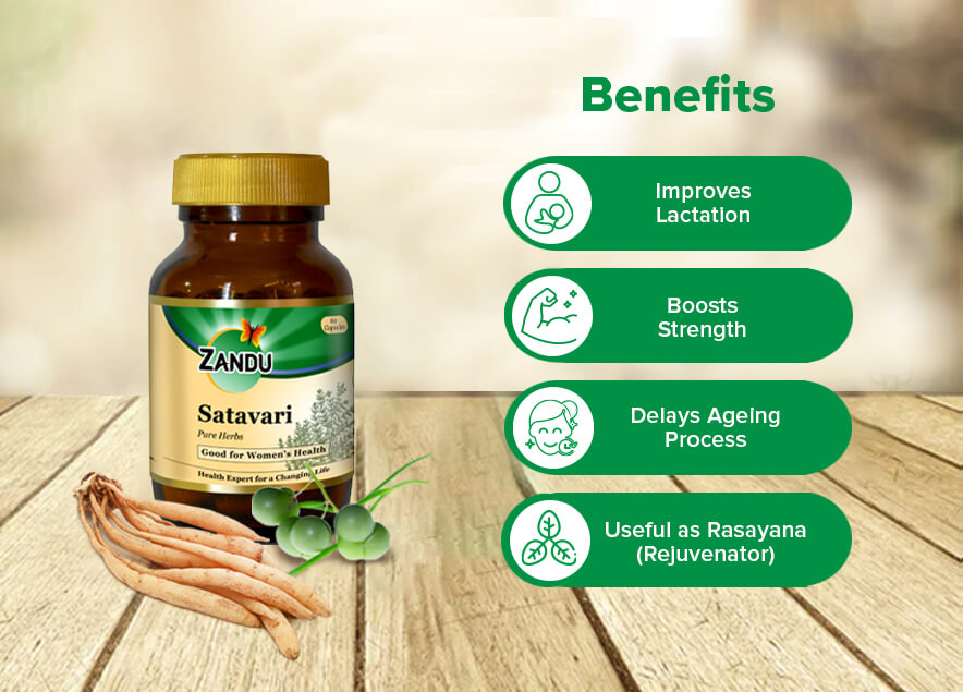 Benefits of Zandu Satavari