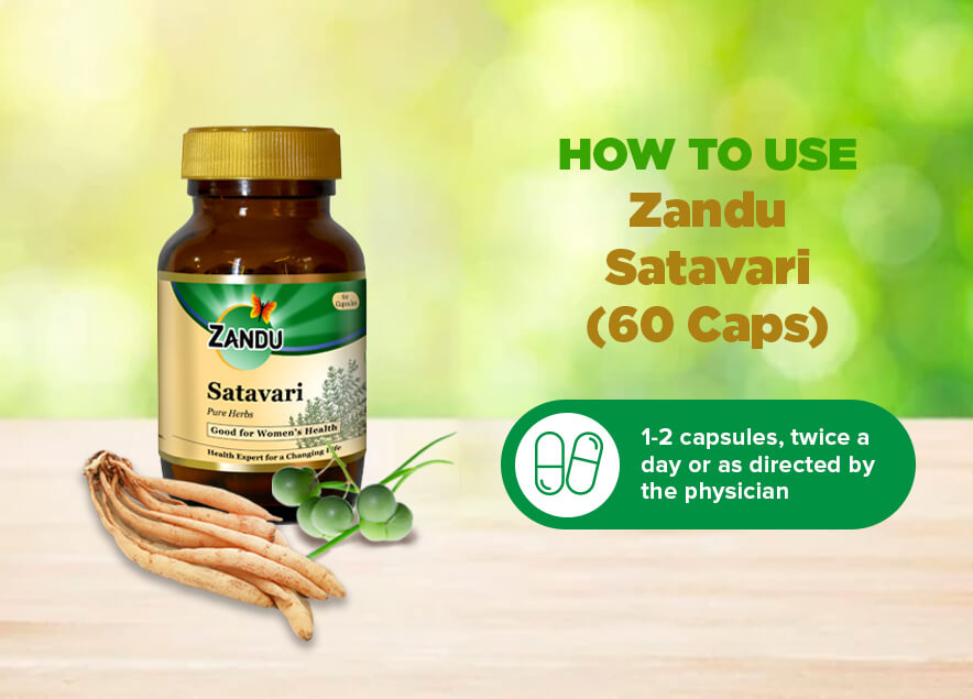 How to use Zandu Satavari Capsules