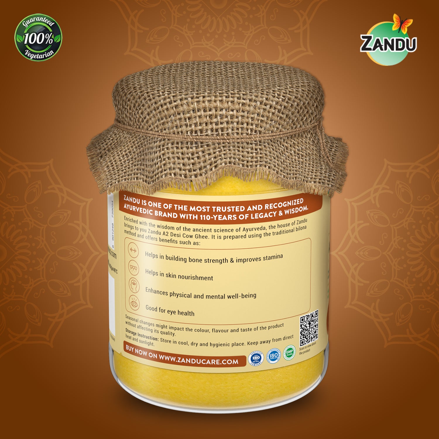 Zandu Desi Cow Ghee