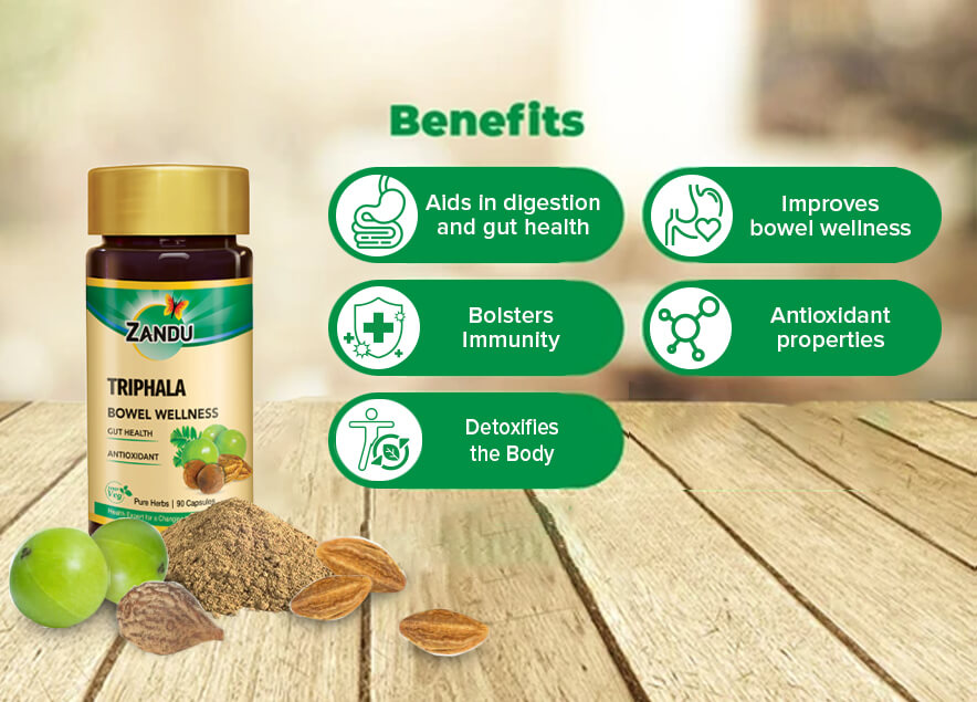 Zandu Triphala benefits