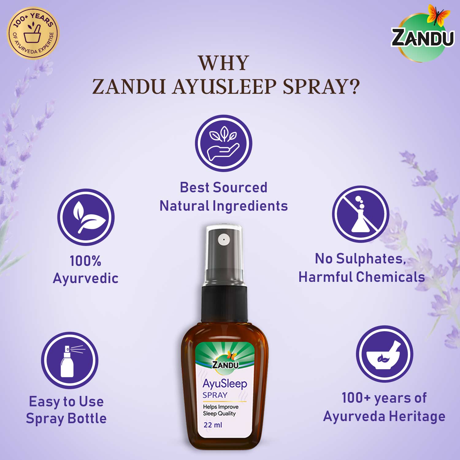 Why choose AyuSleep Spray?